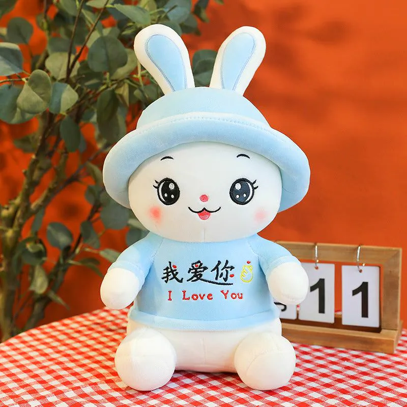 image-Jetson Rabbit Plush Doll - Pink Elastic Fleece