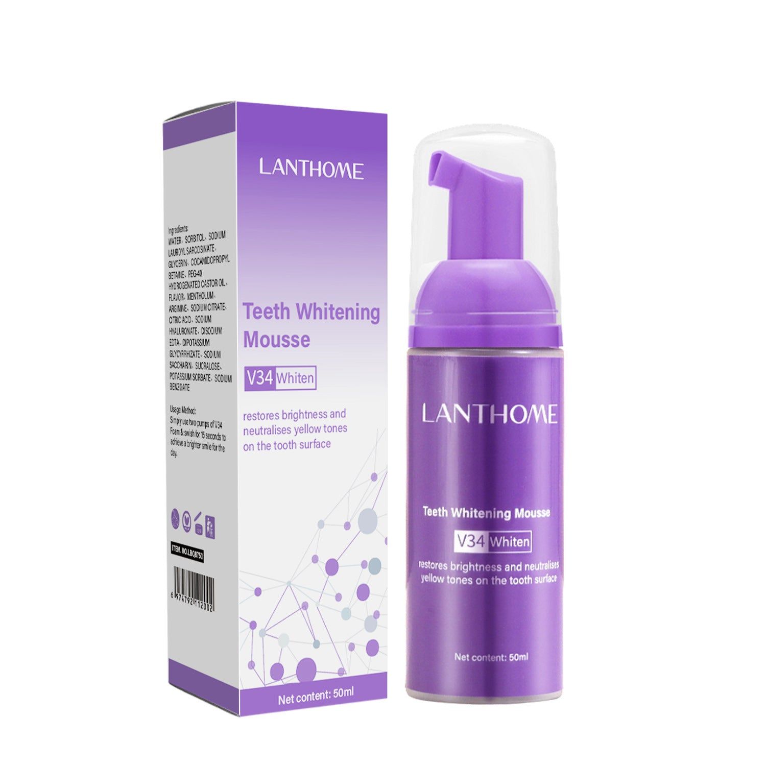 image-lanthome V34 Dental Mousse Teeth Whitening