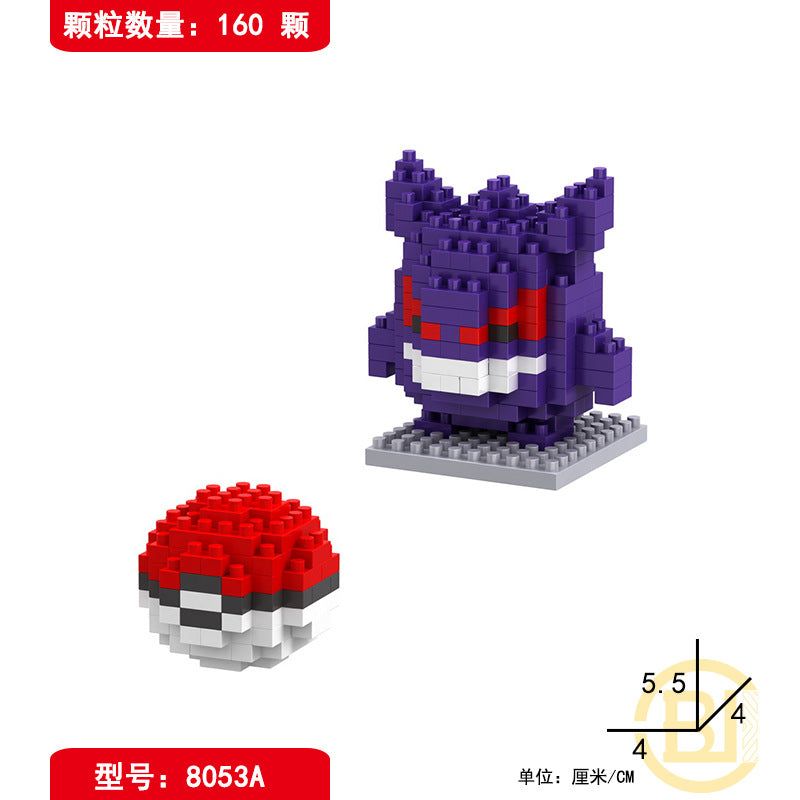 image-LBYU Pokemon Diamond Particle Micro Building Block 