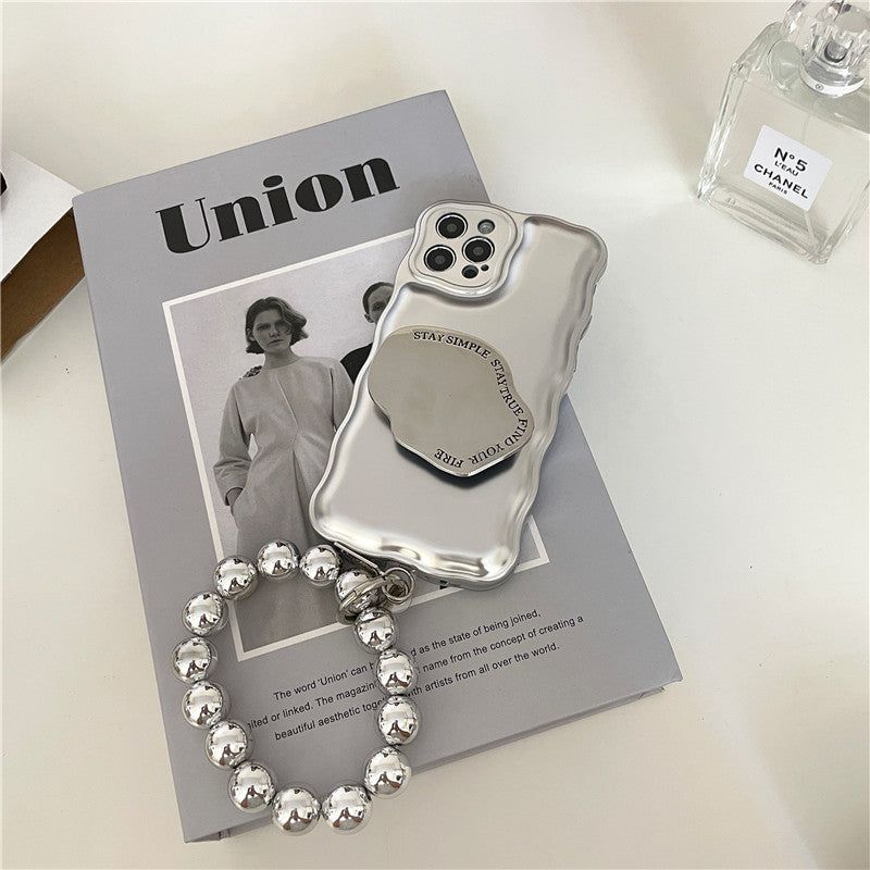 image-iPhone 13 Pro Max Silver Bracelet Case TPU
