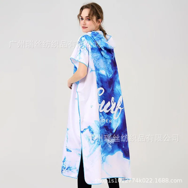 image-Reese Microfiber Beach Changing Robe Pink
