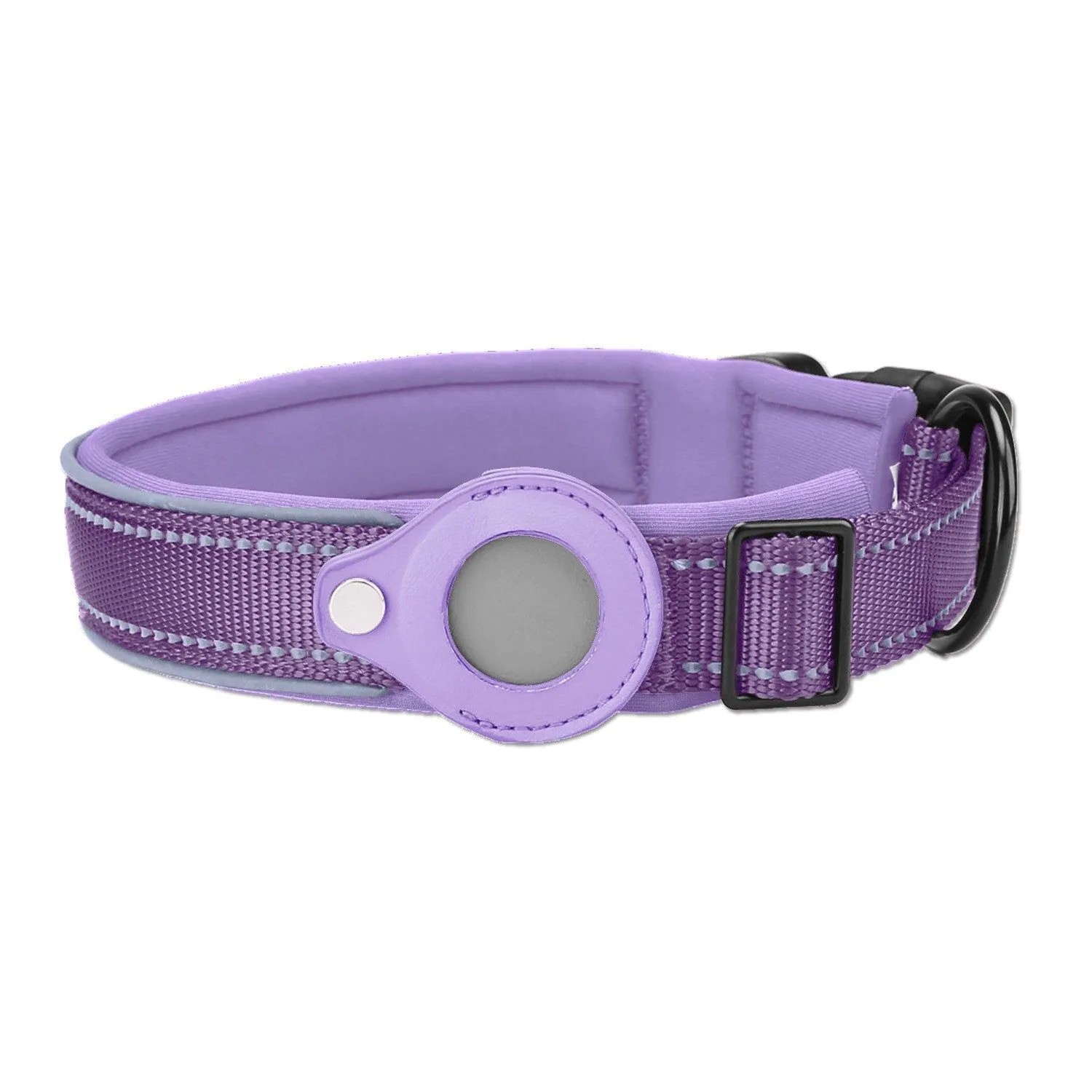 image-Airtag Pet Collar Case - Nylon XL Black