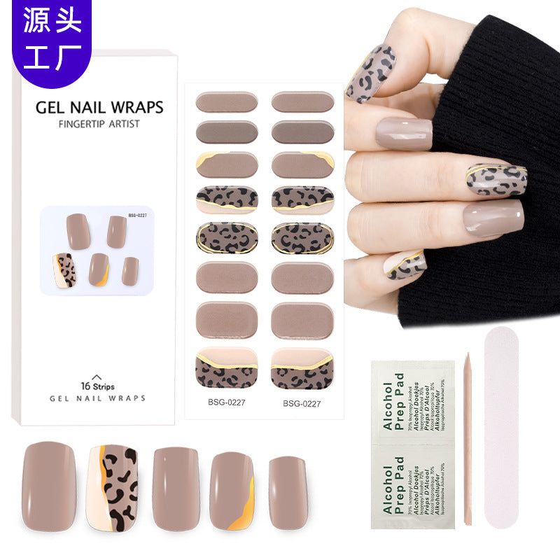image-Gel Nail Stickers - Star Pattern Princess Series