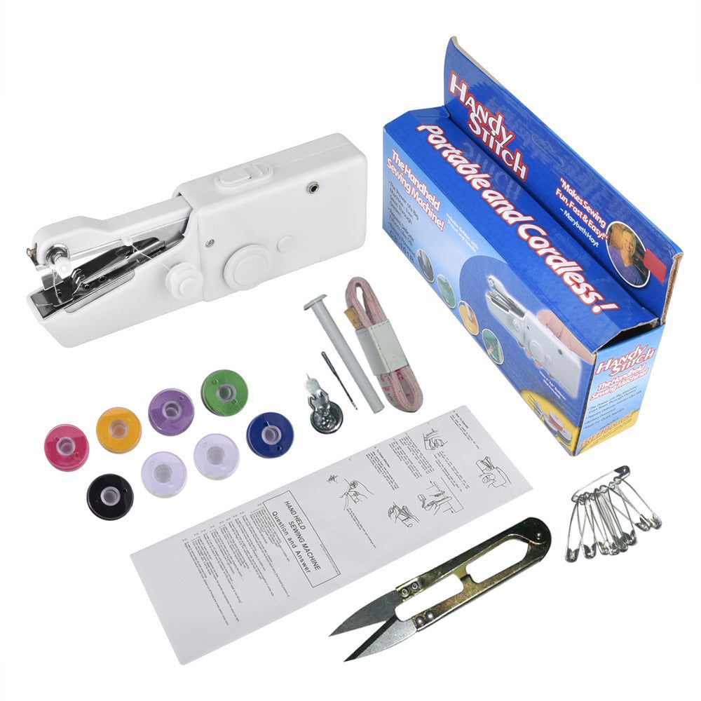 image-Portable Hand-Held Sewing Machine - USB Charging 