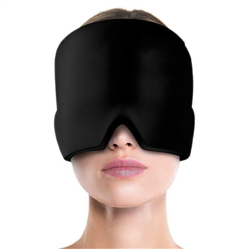 image-Ice Gel Compress Mask - Hydrogel Hot Cold Therapy 