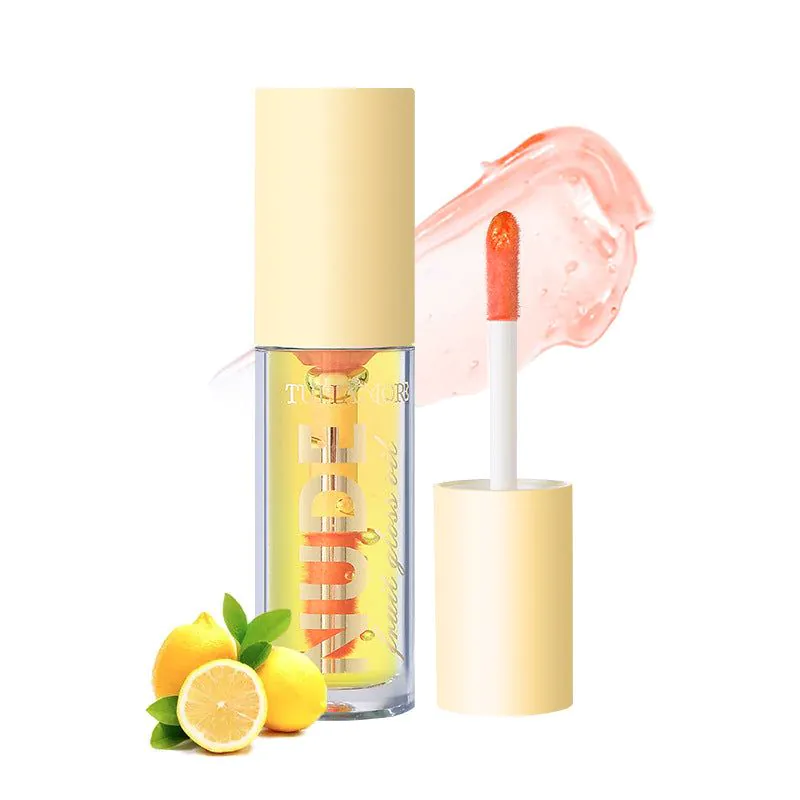 image-Warm-changing Fruit Lip Oil - 4 Colors Gloss Mirror Effect