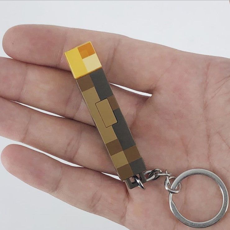 image-Minecraft Diamond Ore Lamp - Color Changing Night Light