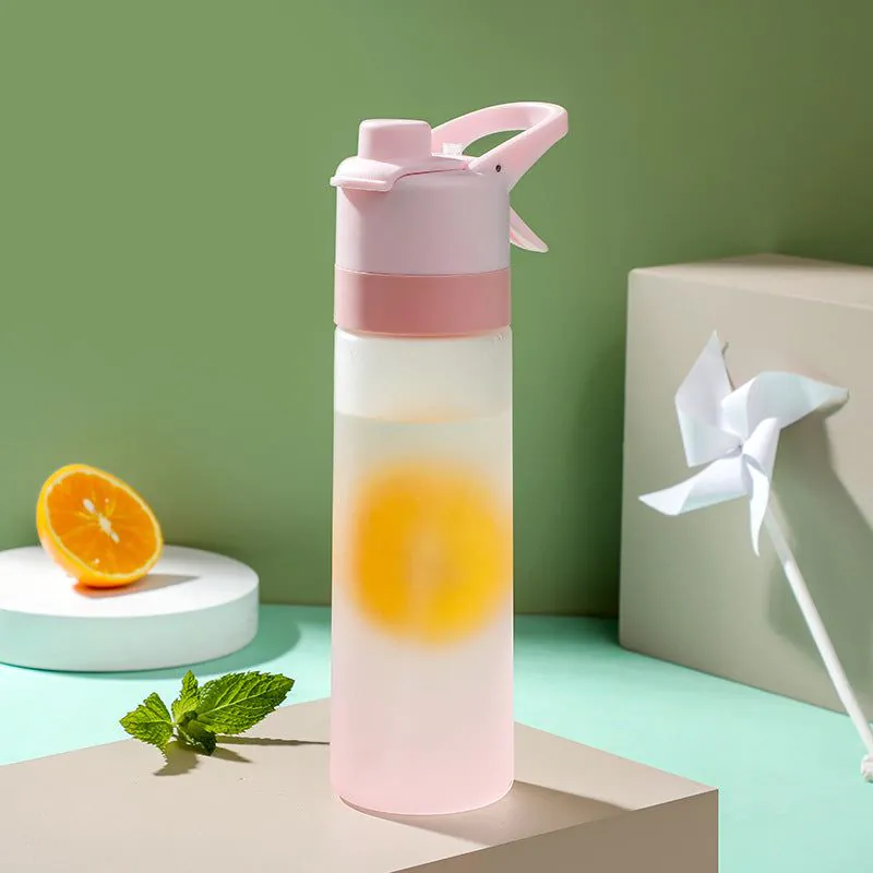 image-Orange Source Water Bottle 650ml - Gray Sports Cup