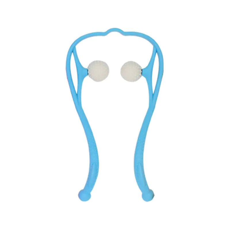 image-Double Ball Neck Massager Cervical Spine Roller