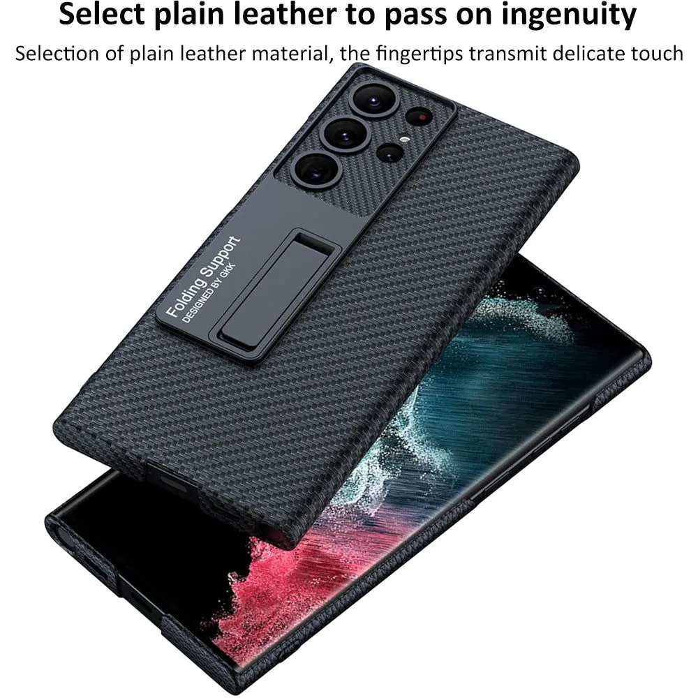 image-Samsung Galaxy S23 Ultra Leather Case - Green 