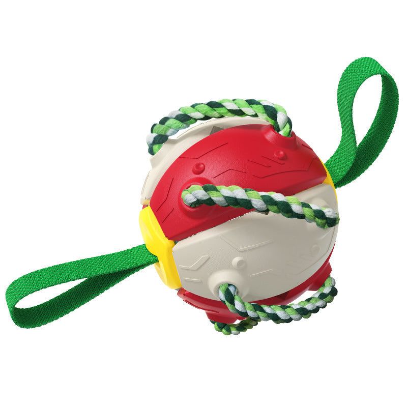 image-Dog Frisbee Toy - ABS Interactive Training Disc