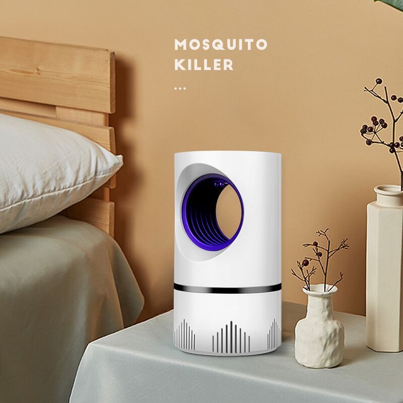 image-Smart Mosquito Killer Lamp - Black LED USB Fly Catcher