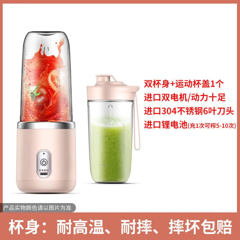 image-Zhigao Portable Juicer Cup - USB Rechargeable 200W