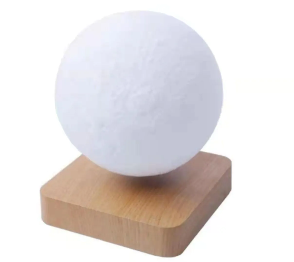 image-Magnetic Levitation Moon Lamp 3D - Touch Control