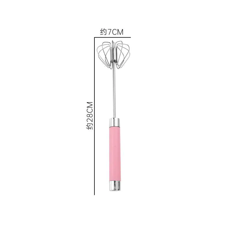 image-Stainless Steel Semi-Automatic Egg Beater