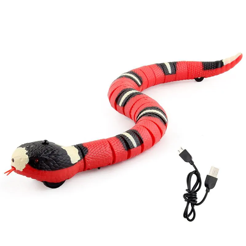 image-Remote Control Rattlesnake Toy - Silver