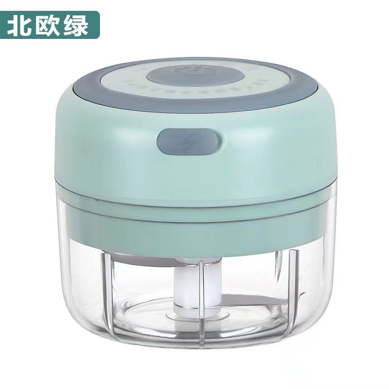 image-Electric Garlic Press - Stainless Steel Automatic