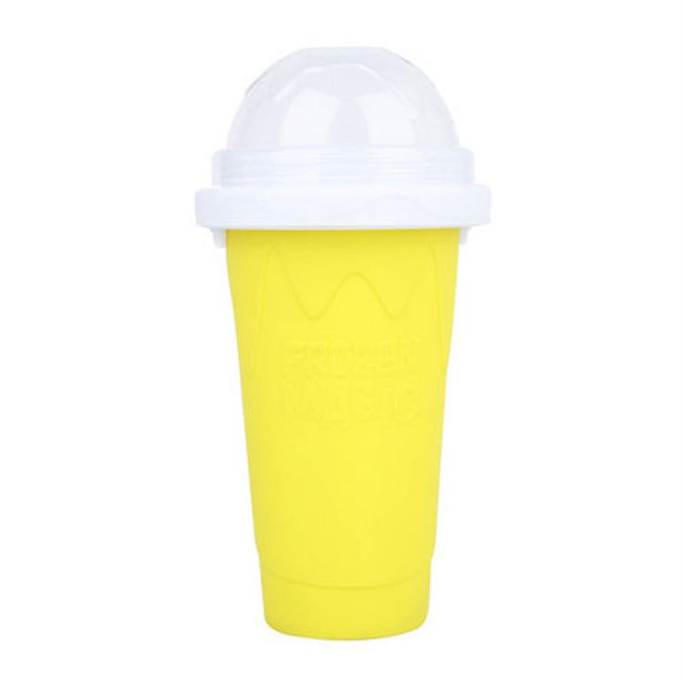 image-Cross-border Double-Layer Silicone Smoothie Cup - Rapid Cooling Thickened