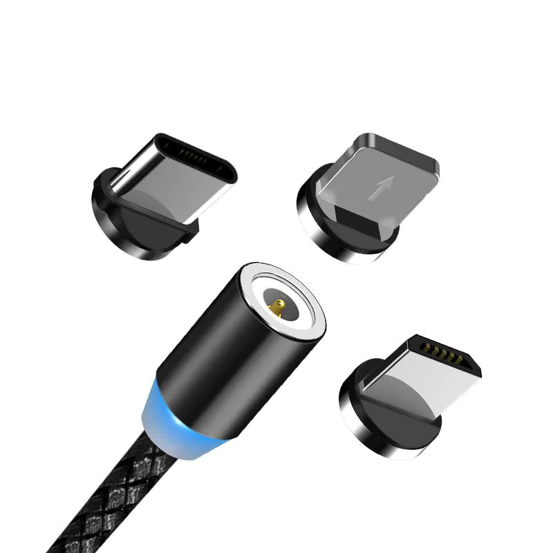 image-3-in-1 Magnetic Fast Charging Cable - Type-C & Multi-Connector 