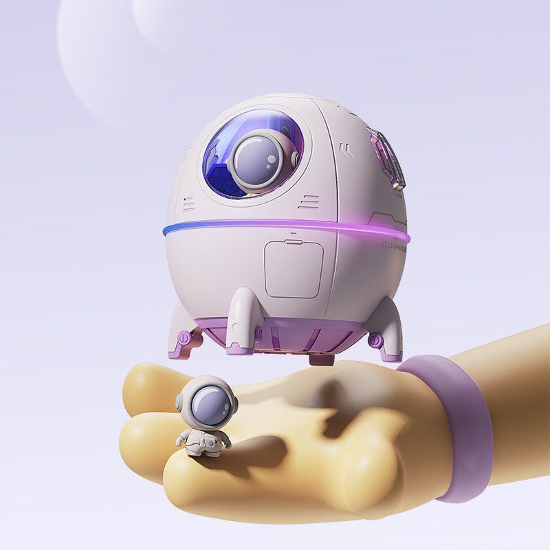 image-Space Capsule Humidifier - Light Purple USB Battery