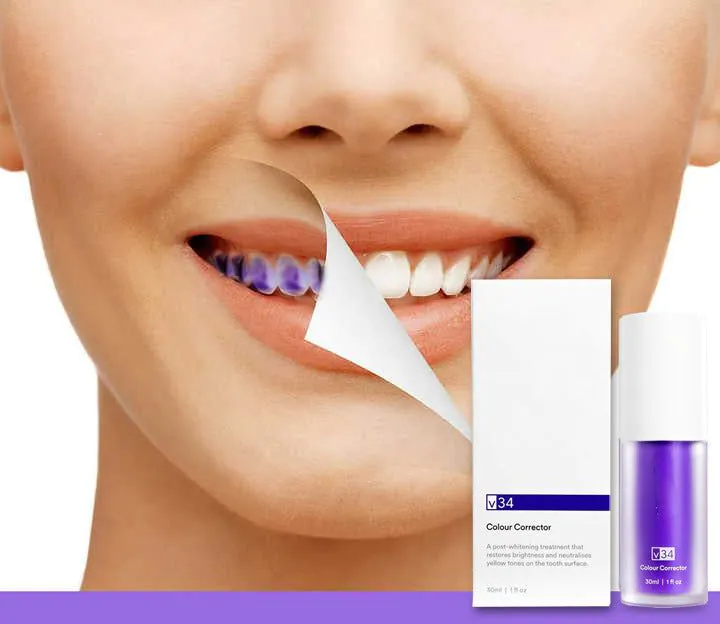 image-Cross-border V34 Whitening Toothpaste - Purple