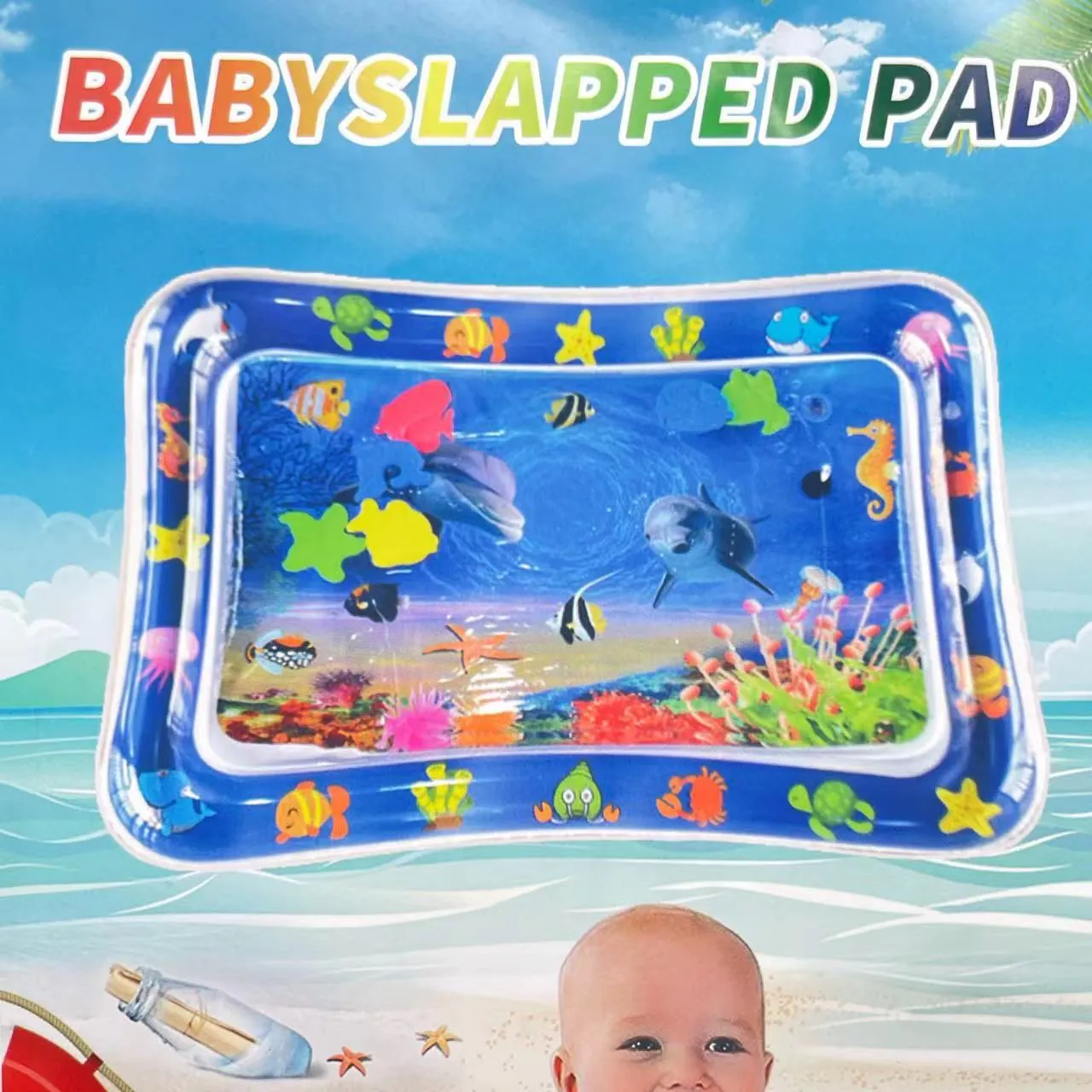 image-PVC Water Pad Baby Crawling Mat Inflatable