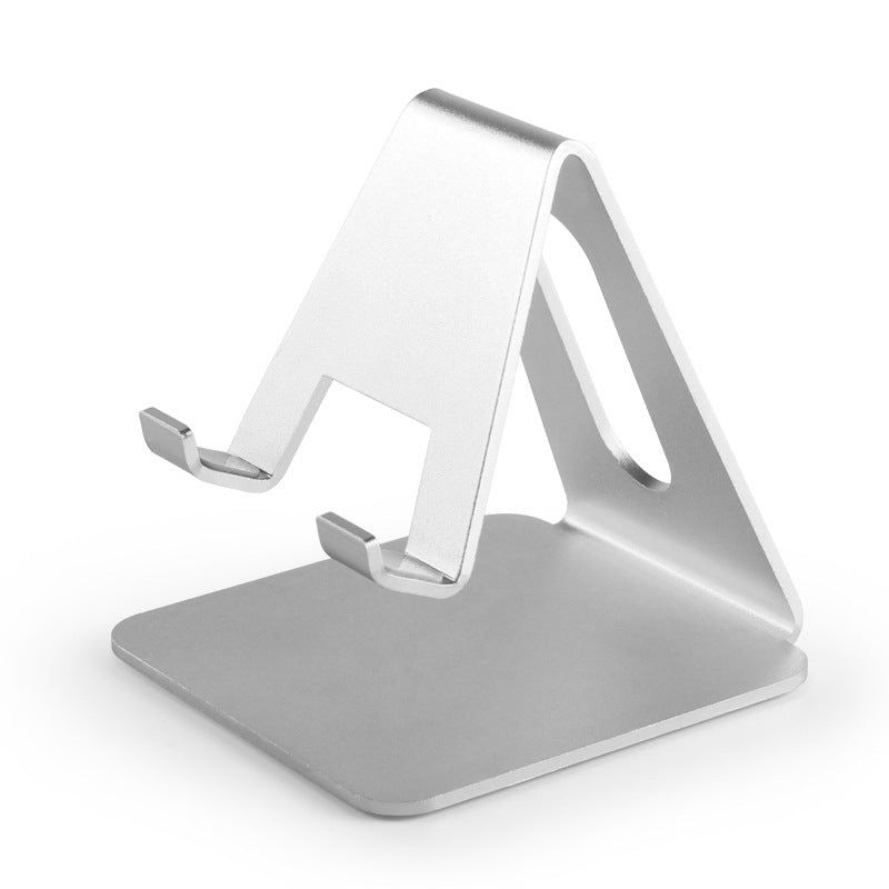 image-Mobile Phone Stand - Metal Desktop Tablet Holder Black 