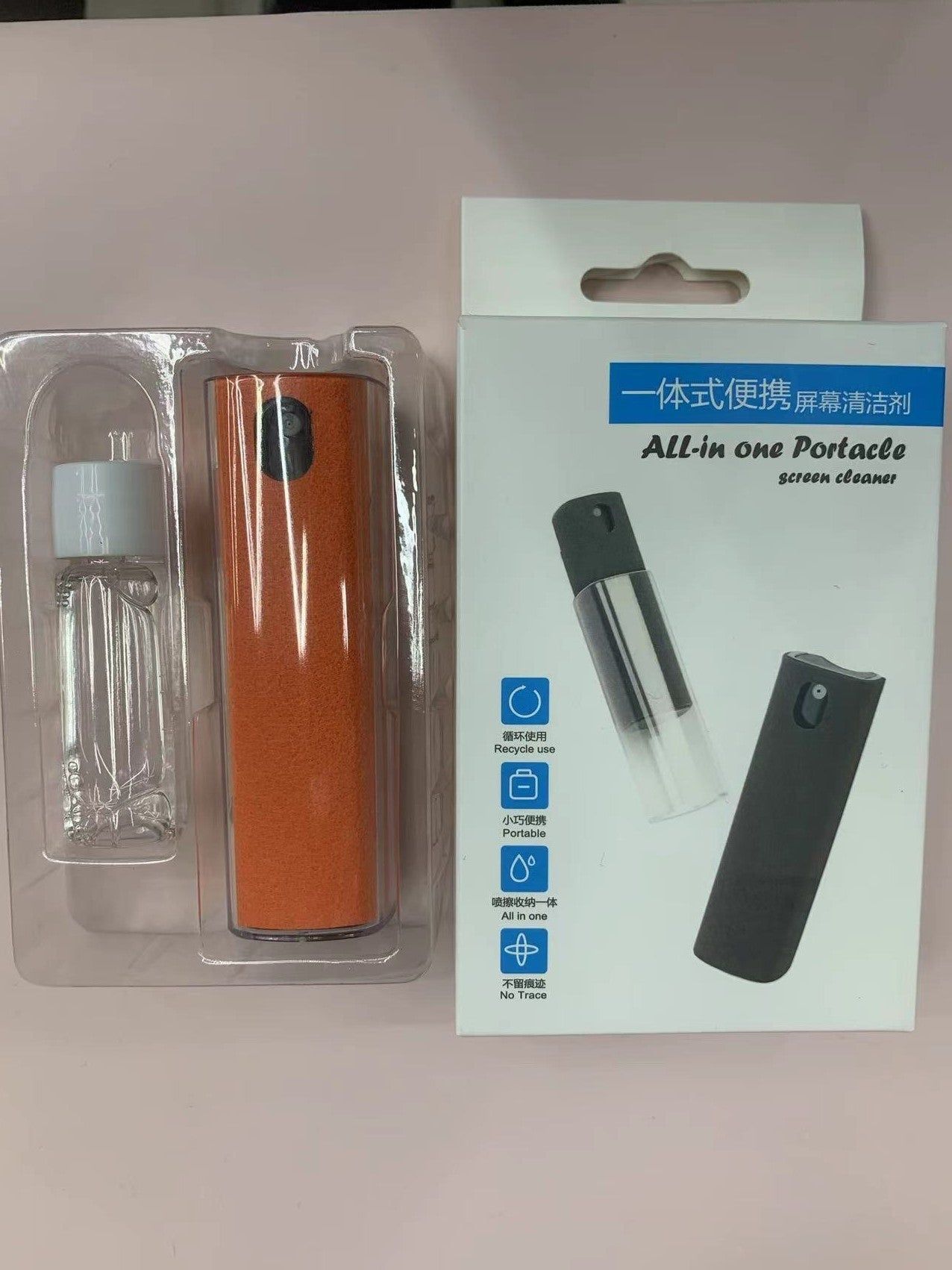 image-Screen Cleaner Kit - Spray for Phone Tablet Car Display
