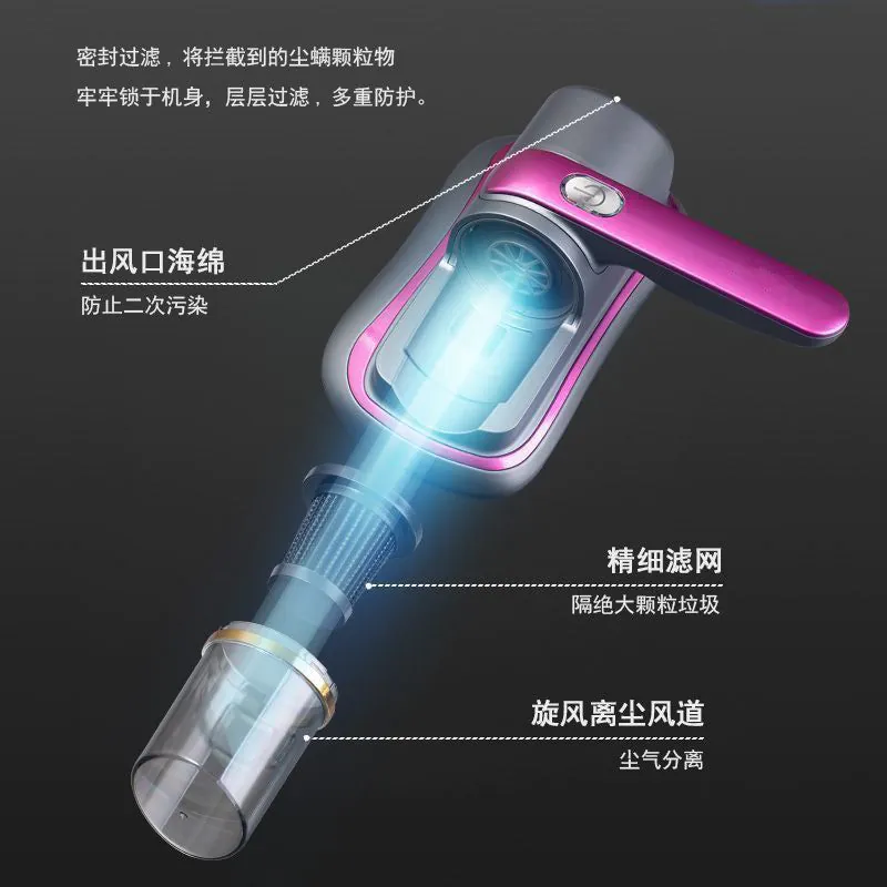 image-Wireless UV Mite Removal Vacuum - Gold Portable