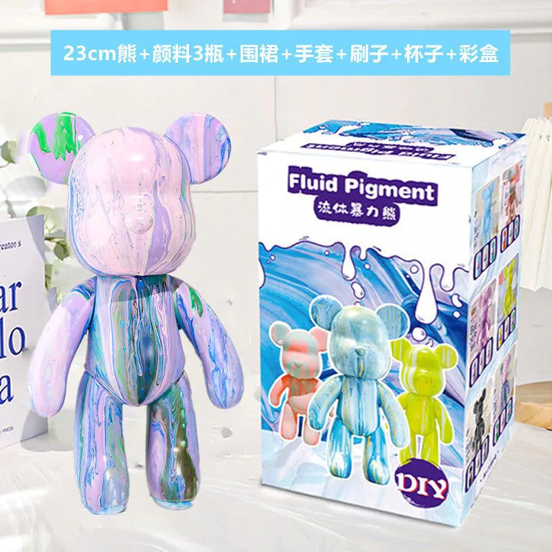 image-Fluid Bear DIY Paint Pigment Kit - 6 Colors
