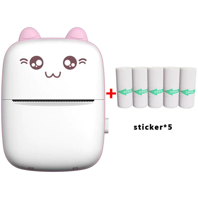image-A Tree Meow Printer - White Portable Sticker Printer