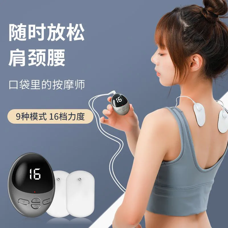 image-Portable Cervical Massager EMS - Yellow 70mm