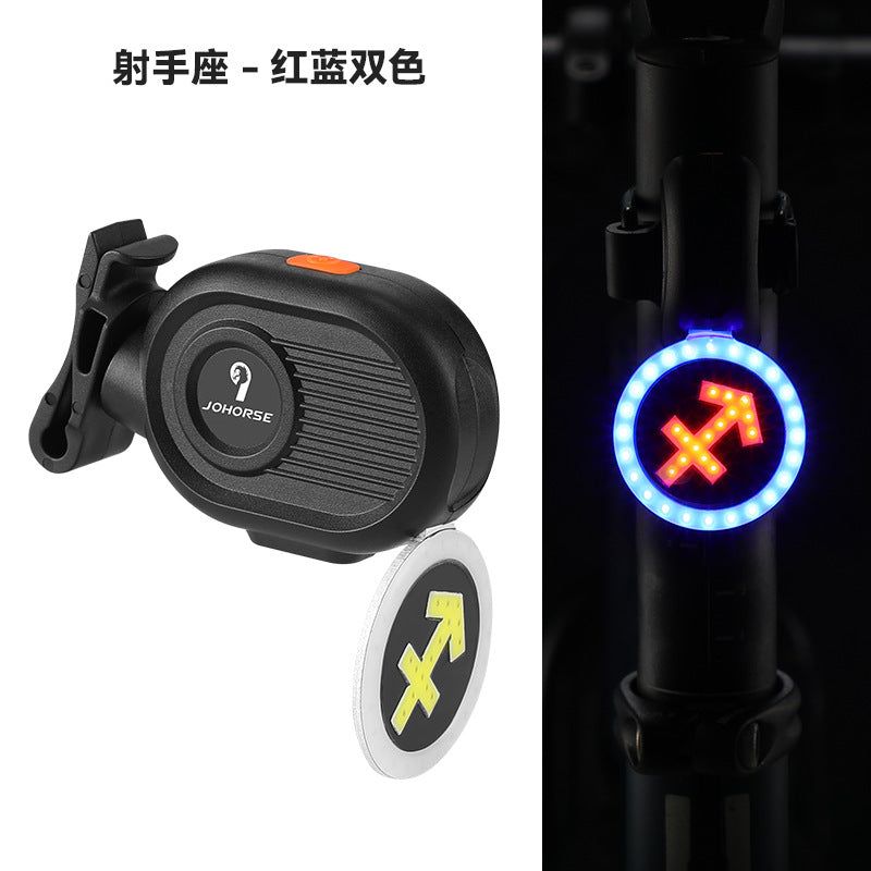 image-Bicycle Tail Light - Compact Portable Red LED Cycling
