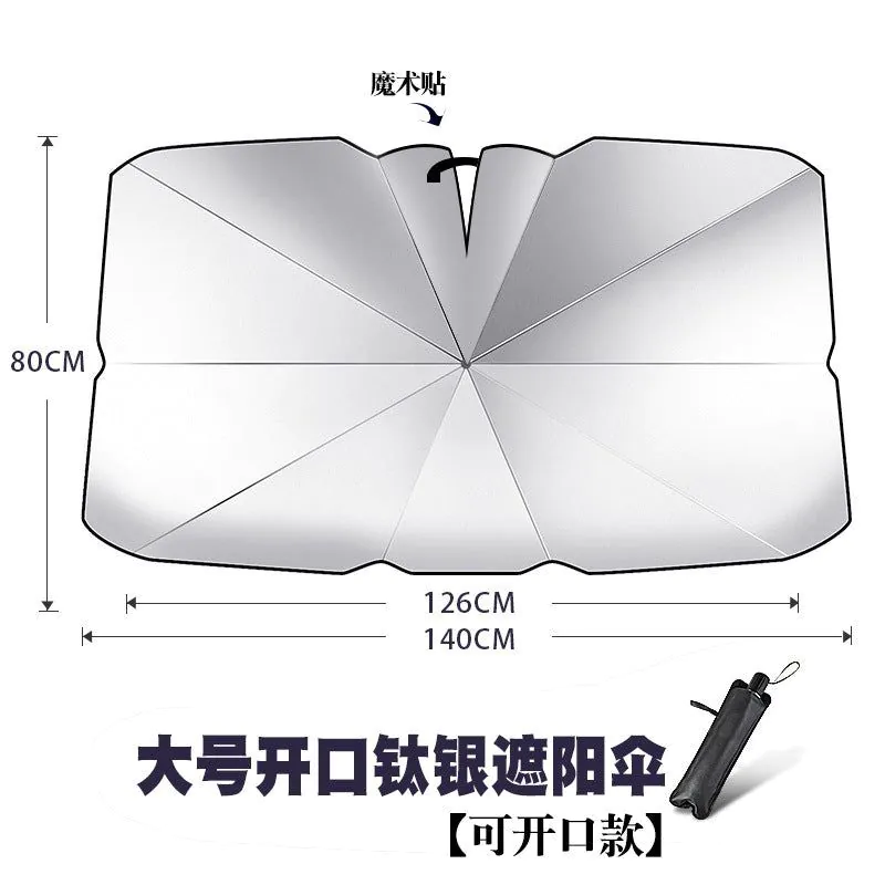 image-Car Sunshade Parasol Retractable Universal