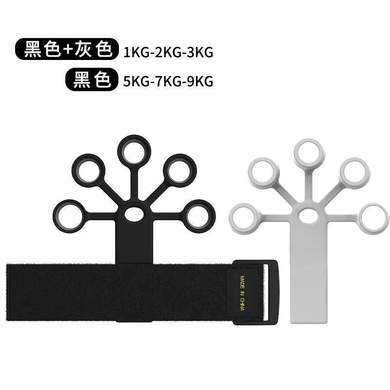 image-Silicone Finger Trainer - Grip Strength Exercise
