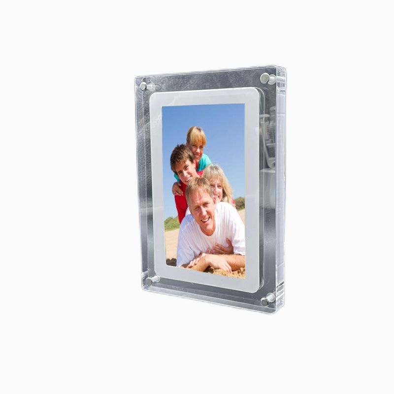 image-High-definition Digital Photo Frame - Acrylic Video Gift 