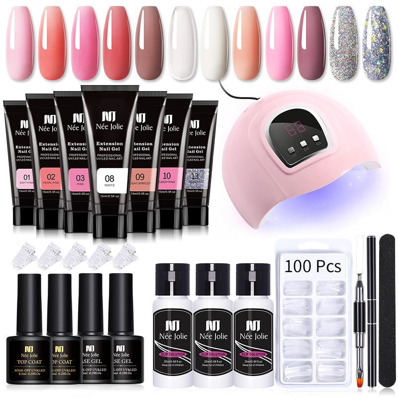 image-Crystal Extension Glue Set - 15ml Quick-Drying Long-Lasting