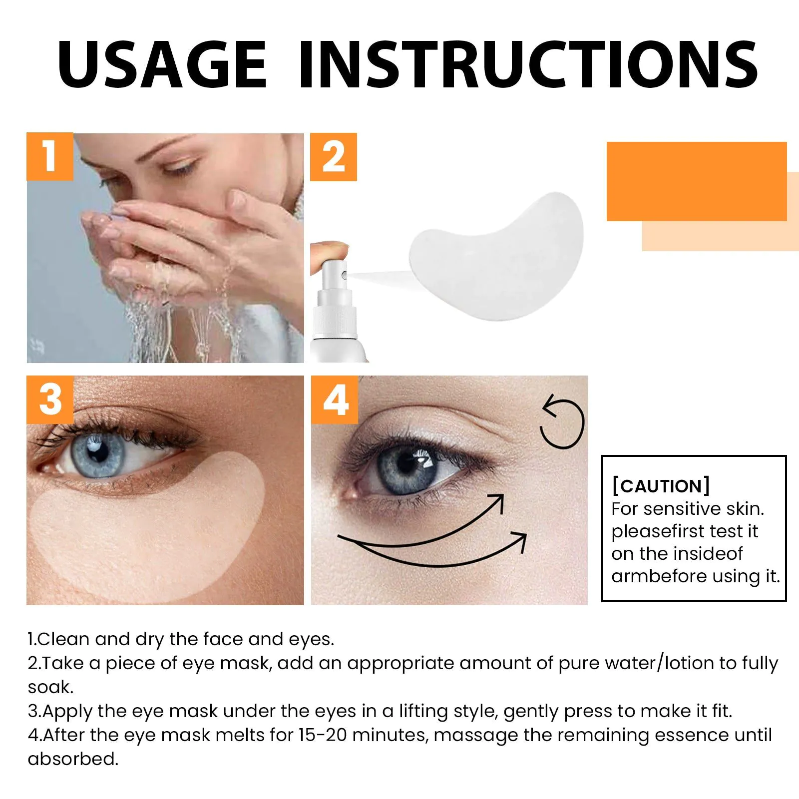 image-Jaysuing Eye Mask - 2pcs Moisturizing Lifting Fine Lines 