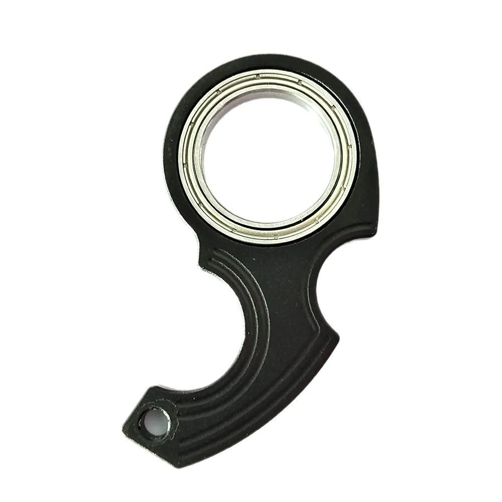 image-Aluminum Alloy Karambit Spinner Keychain
