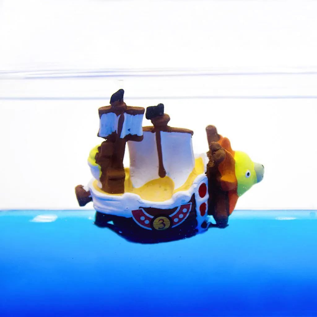 image-Drifting Bottle Boat - Resin Nautical Model Decoration 