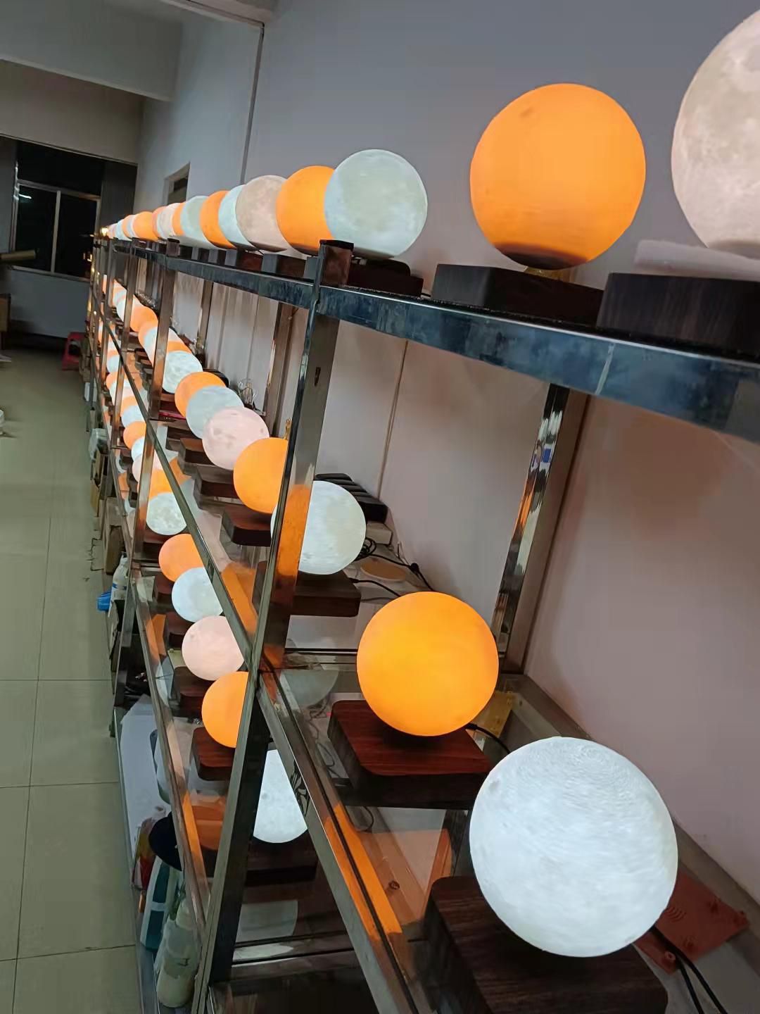 image-Magnetic Levitation Moon Lamp 3D - Touch Control