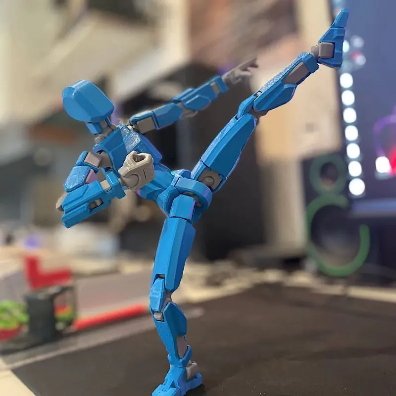 image-Dummy13 3rd Gen Articulated Action Figure - 3D Printed Plastic