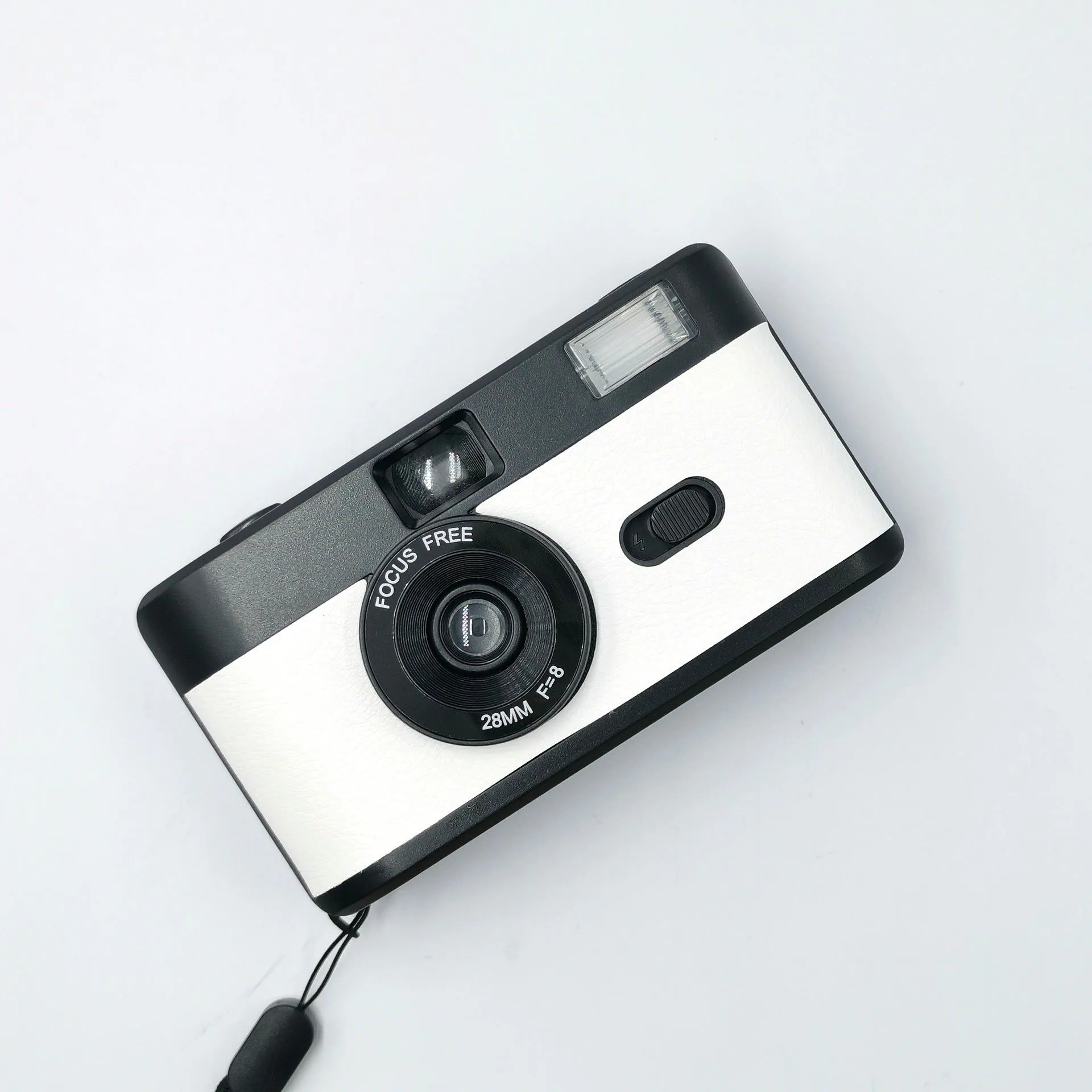 Retro Film Camera - Reusable Manual Point-and-Shoot with Flash