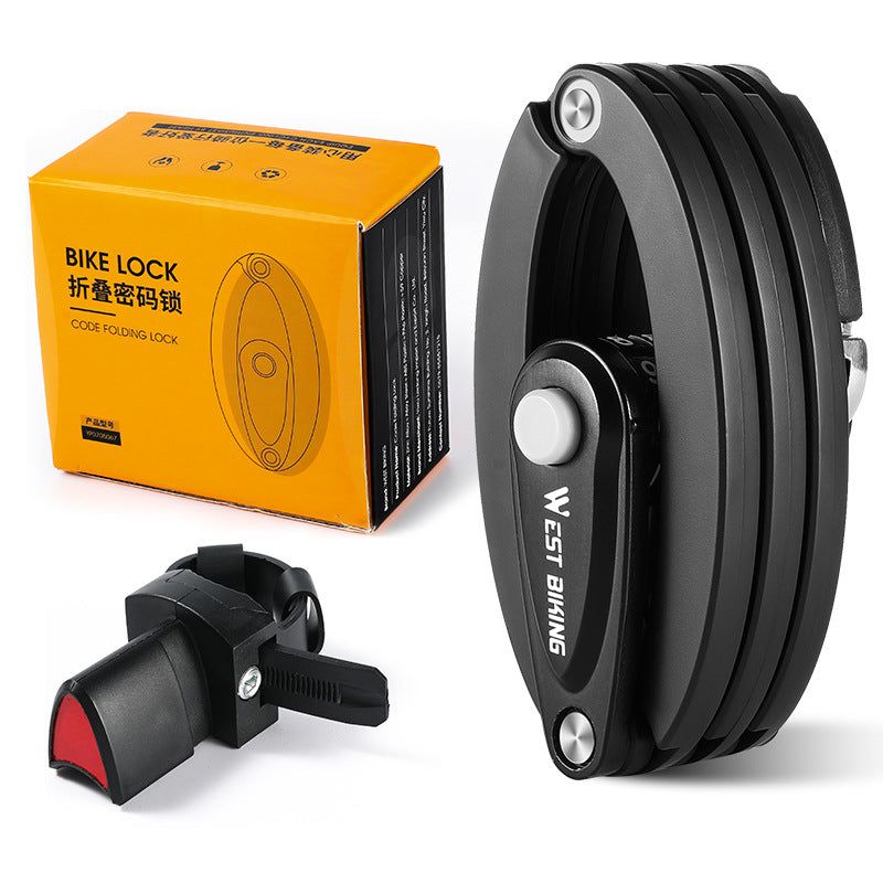 image-West Biking Combination Folding Bike Lock