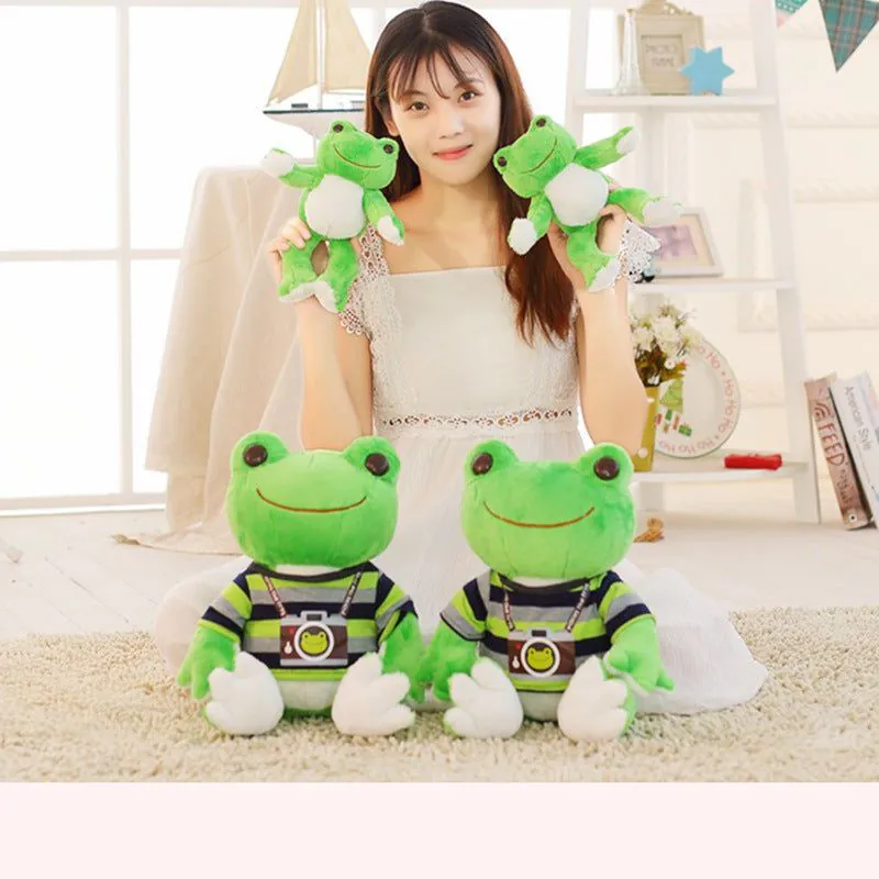 image-Cute Frog Plush Doll - 53cm Soft Toy