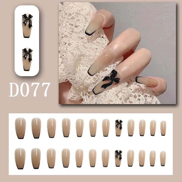 image-Fake Nails - Star Pattern Wearable Glue-On Nails