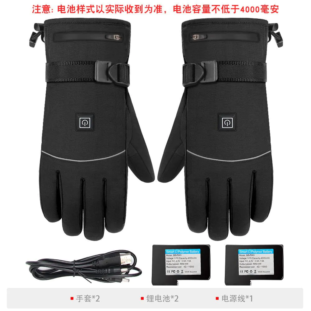 image-IRONRIDE Electric Heating Gloves - Windproof Waterproof