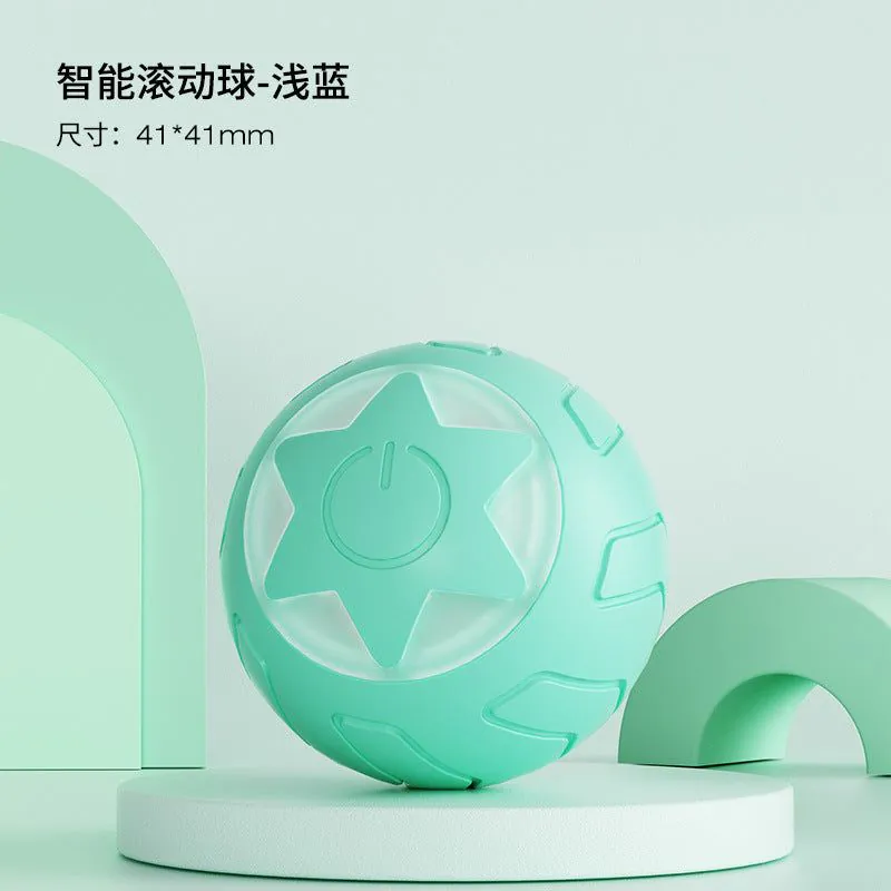 image-Electric Rechargeable Cat Toy Ball - Smart