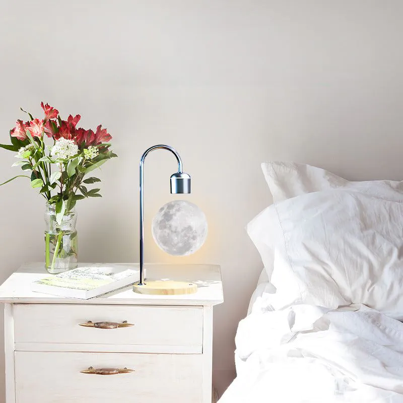 image-Gleagle Magnetic Levitation Moon Lamp - 3D Printed LED