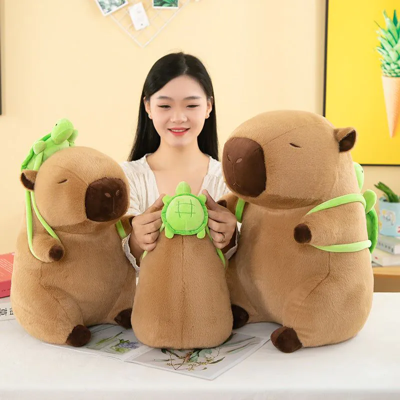 image-Capybara Plush Toy - Soft Cute Doll Gift
